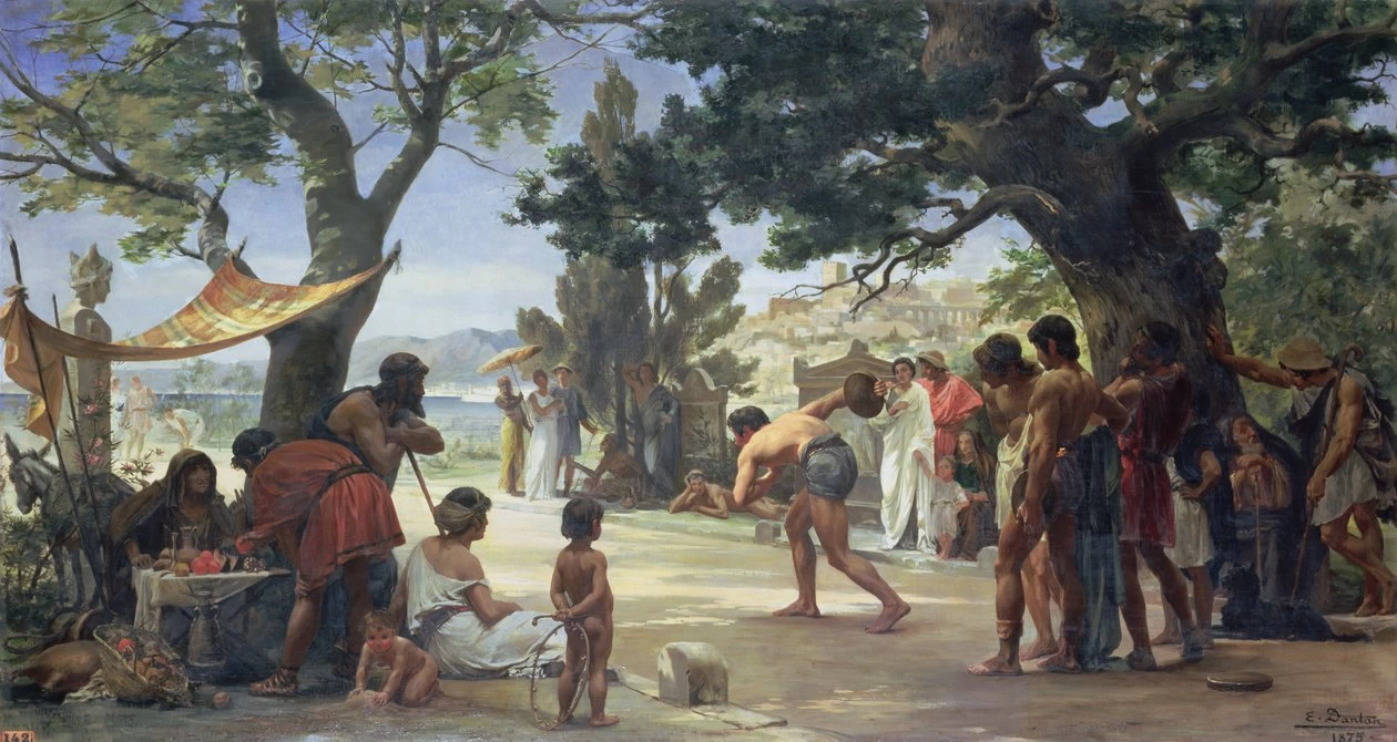 Lancio del disco - dal Saint, Cloud, museo Avelines